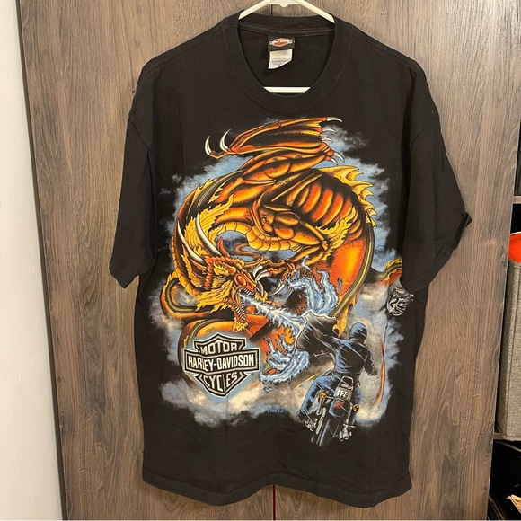 Harley-Davidson Other - Harley Davidson Smokey Mountain Dragon Shirt